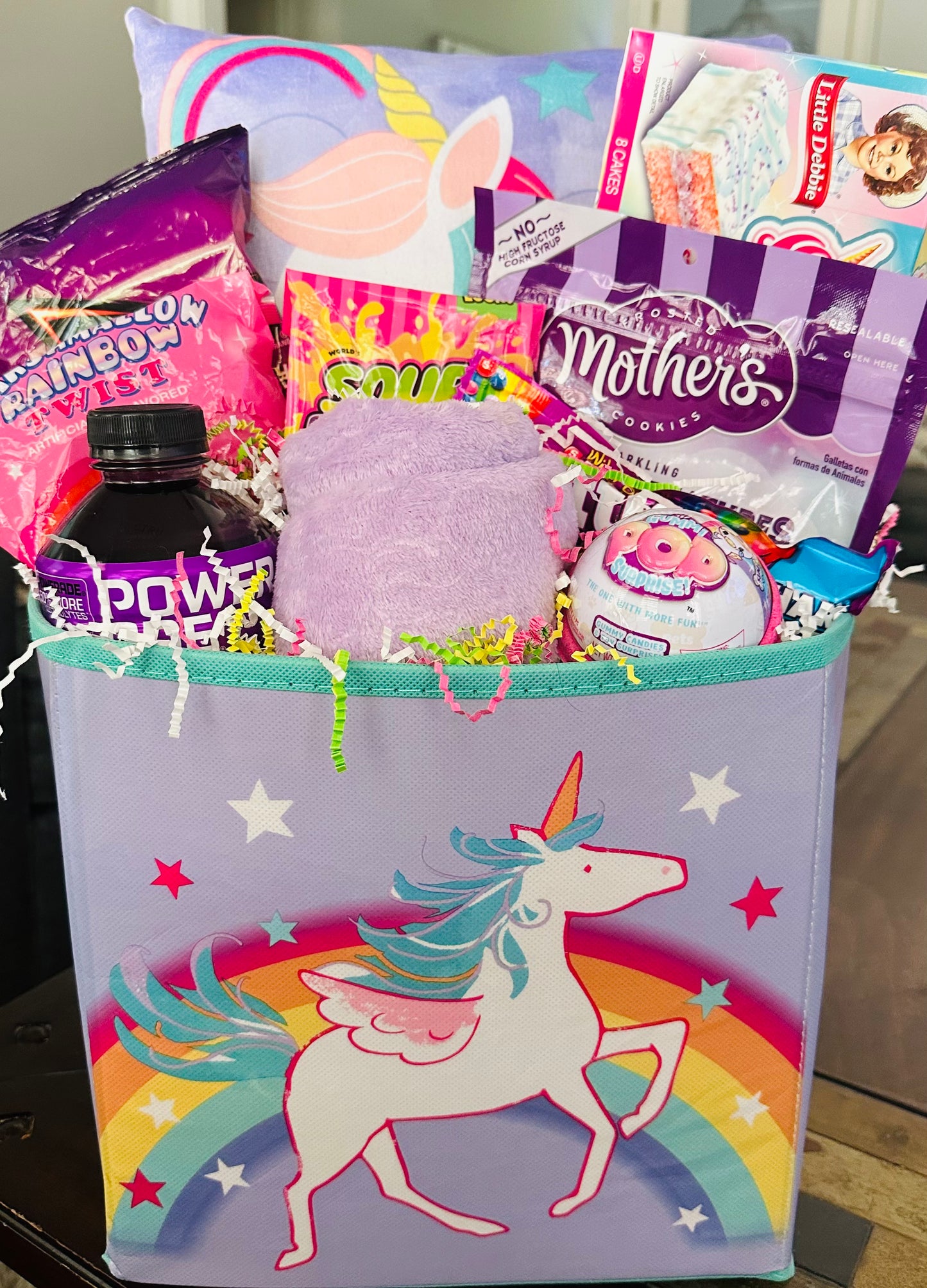 Unicorn Gift Box with snacks