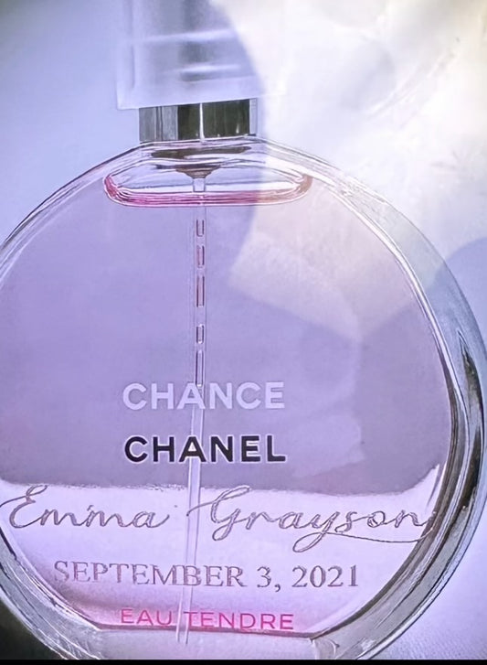 Personalized Chanel Perfume Bottle