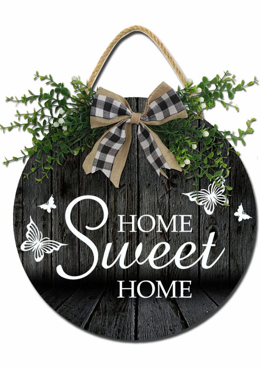 Home Sweet Home Door Wreath