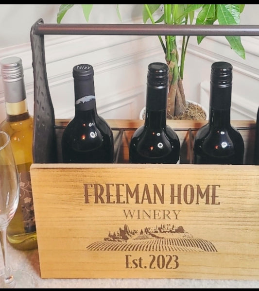 Personalized Wine Holder