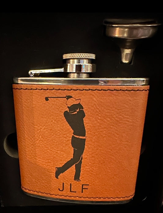 Personalized Golf Flask