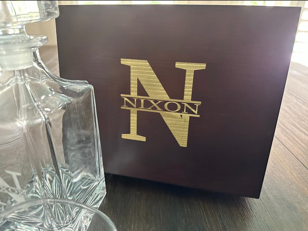 Personalized Whiskey Decanter Set