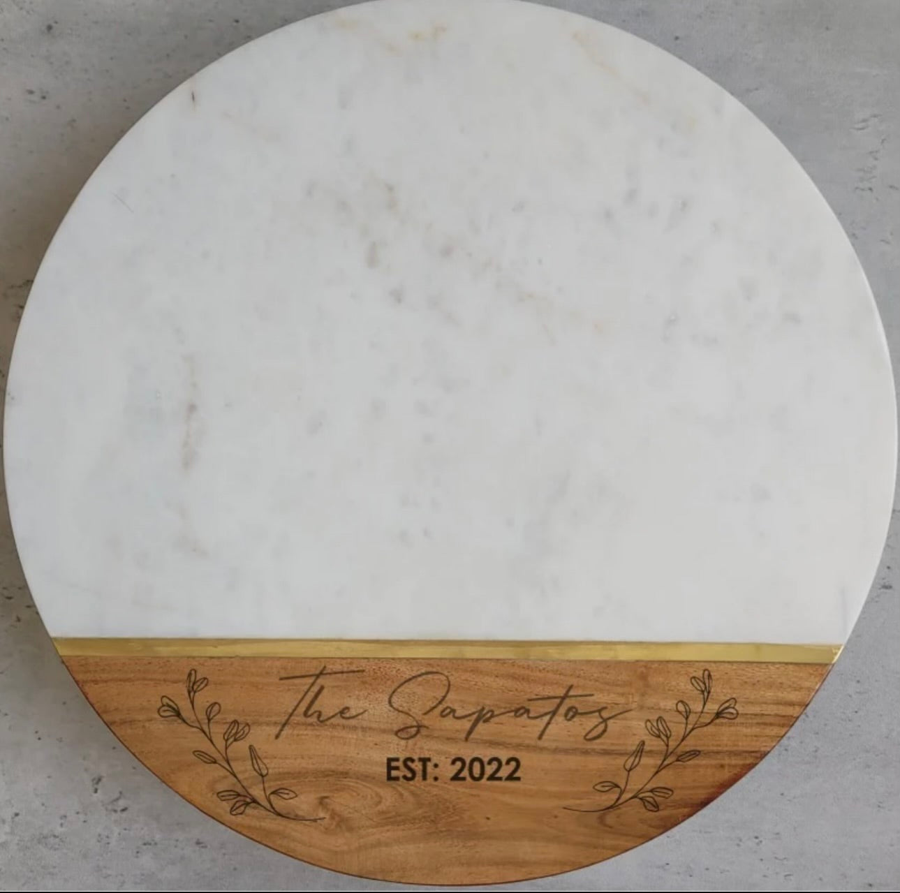 Personalized Cheese Board